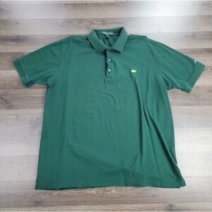Masters Collection Polo Shirt Golf Short Sleeve Pima Cotton Green Size XL Mens